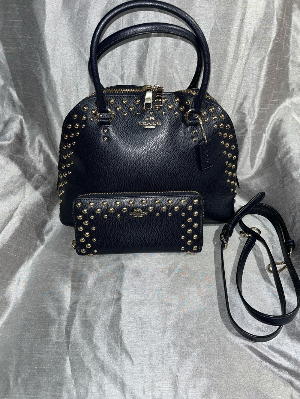 Coach Cora Dome Satchel and Wallet Set